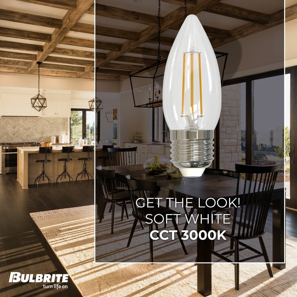 Bulbrite 862843 5.5W B11 Soft White Light Bulb