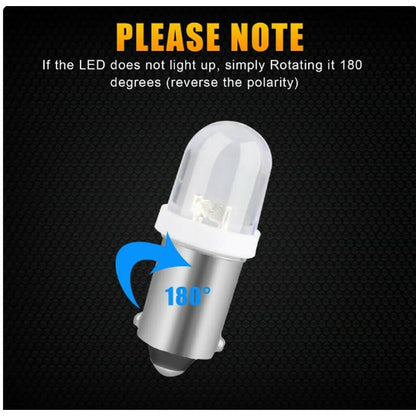 20X BA9S Super White LED Light Bulb
