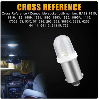 20X BA9S Super White LED Light Bulb