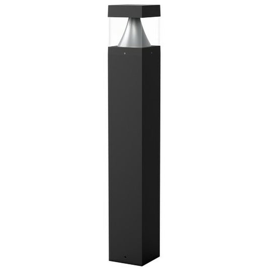 72322 12W/16W/22W LED Bollard Fixture Color & Wattage Selectable Black