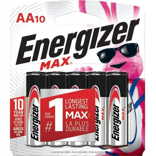 10 pack - Energizer E91CP10EN AA Battery