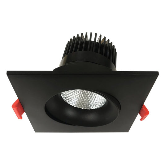 Luxrite LR32181 12W LED Gimbal Dimmable Fixture 4 in. Canless Light