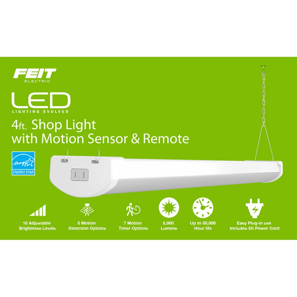 Feit Electric SHOP/4/840/MM 55W LED Shop Light Utility Fixture 4Ft