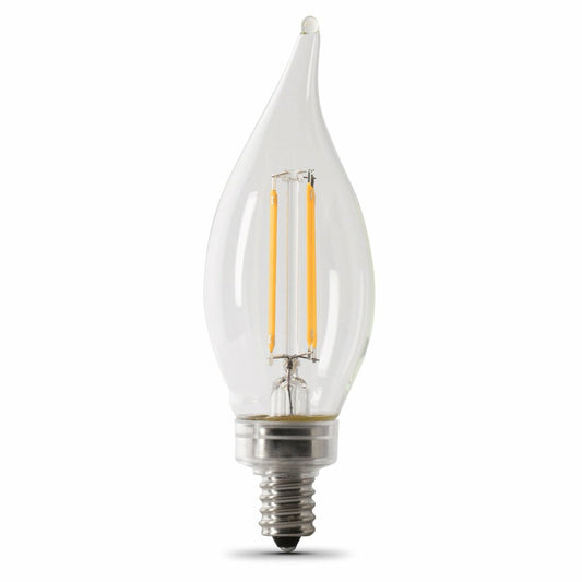 Feit Electric CFC60/927CA/FIL/6 5.5W B10 Warm White LED Light Bulb