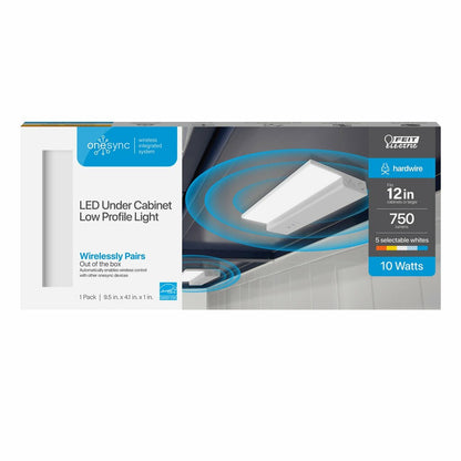 Feit Electric UCL12FP/5CCTCAG3 10W LED Flat Panel Fixture 12 in.