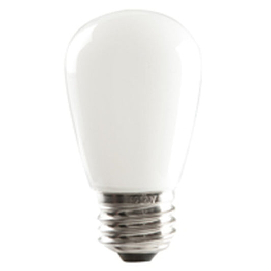 Halco 80521 1.4W LED Dimmable Fixture S14 WHITE DIMMABLE E26 PROLED