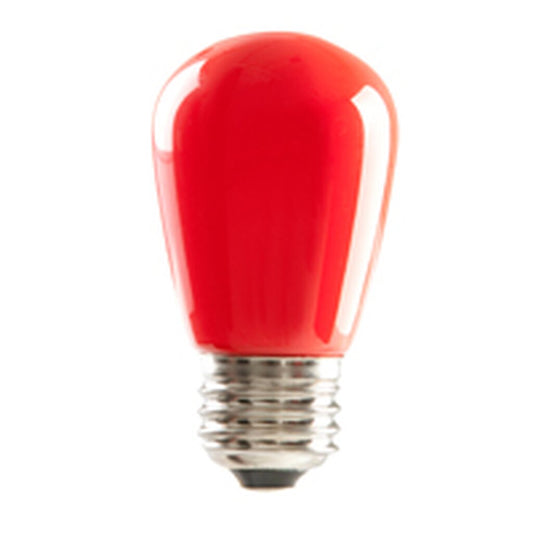 Halco 80517 1.4W LED Dimmable Fixture S14 RED DIMMABLE E26 PROLED