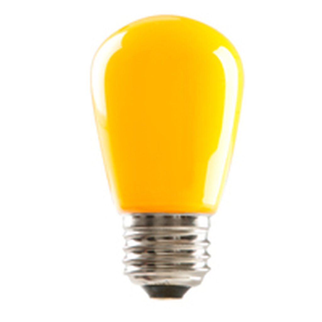 ProLED 80520 1.4W LED Dimmable Fixture S14 YELLOW DIMMABLE E26 PROLED