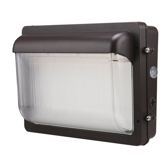 Halco 39861 30405060W LED Dimmable Fixture Low Profile Wall Pack Size