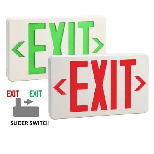 Halco 97100 2.9W LED Fixture Emergence Series Exit Sign White