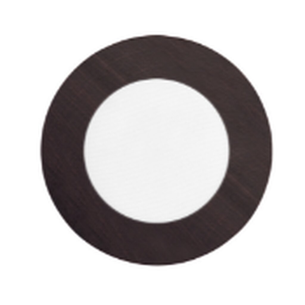 Halco 89128 LED Fixture 8in Round Flat Smooth Satin Nickel Replacement
