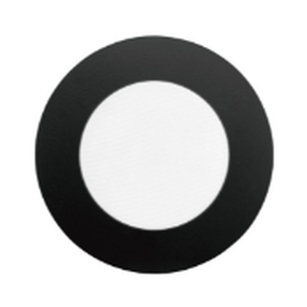 Halco 89132 LED Bath Fixture 8in Round Baffle Black Replacement Trim