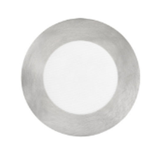Halco 89124 LED Fixture 6in Round Flat Smooth Satin Nickel Replacement