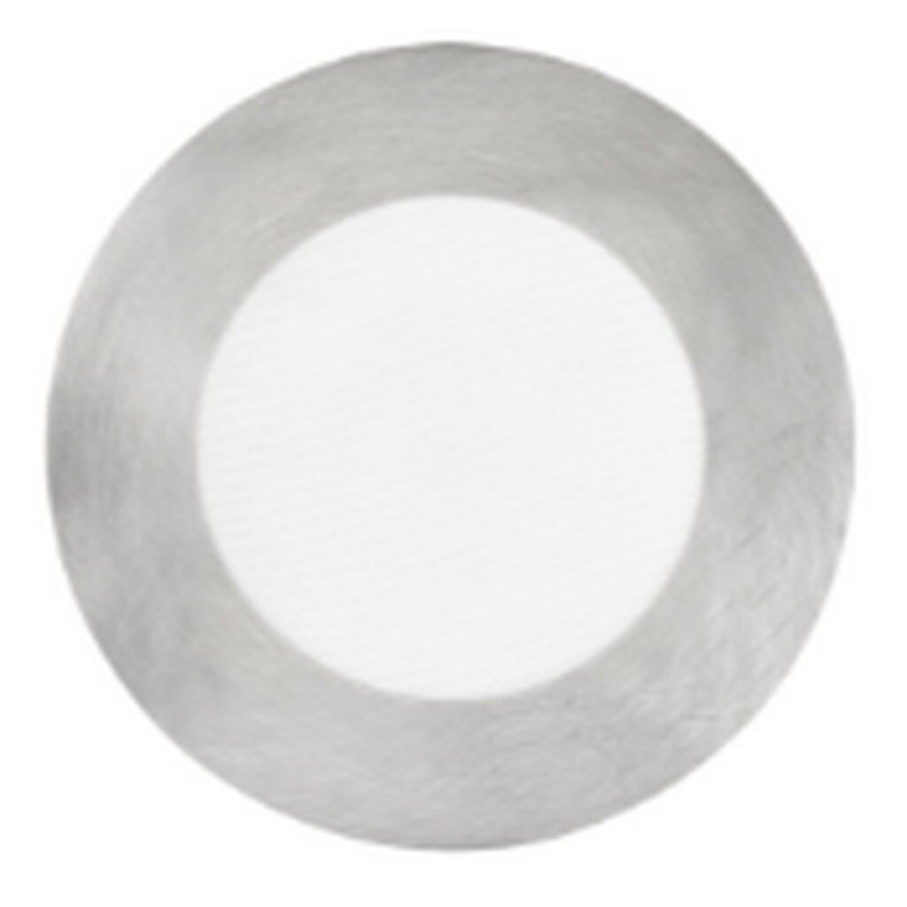 Halco 89115 LED Fixture 6in Round Smooth Baffle Satin Nickel