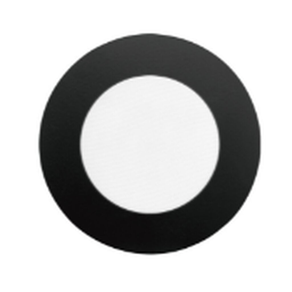 Halco 89120 100W LED Fixture 4in Round Flat Smooth Black Replacement