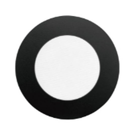 Halco 89156 LED Fixture 3in Round Baffle Black Replacement Trim for