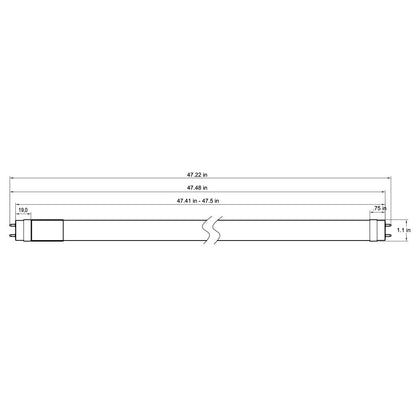 Halco 87202 10.5W T8 Daylight LED Light Bulb