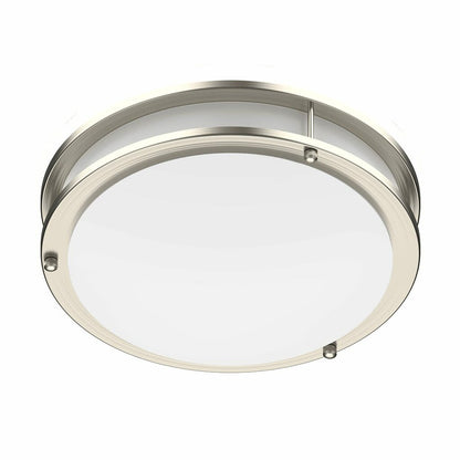 Halco 90260 16W LED Double Ring Dimmable Fixture 12" Flushmount