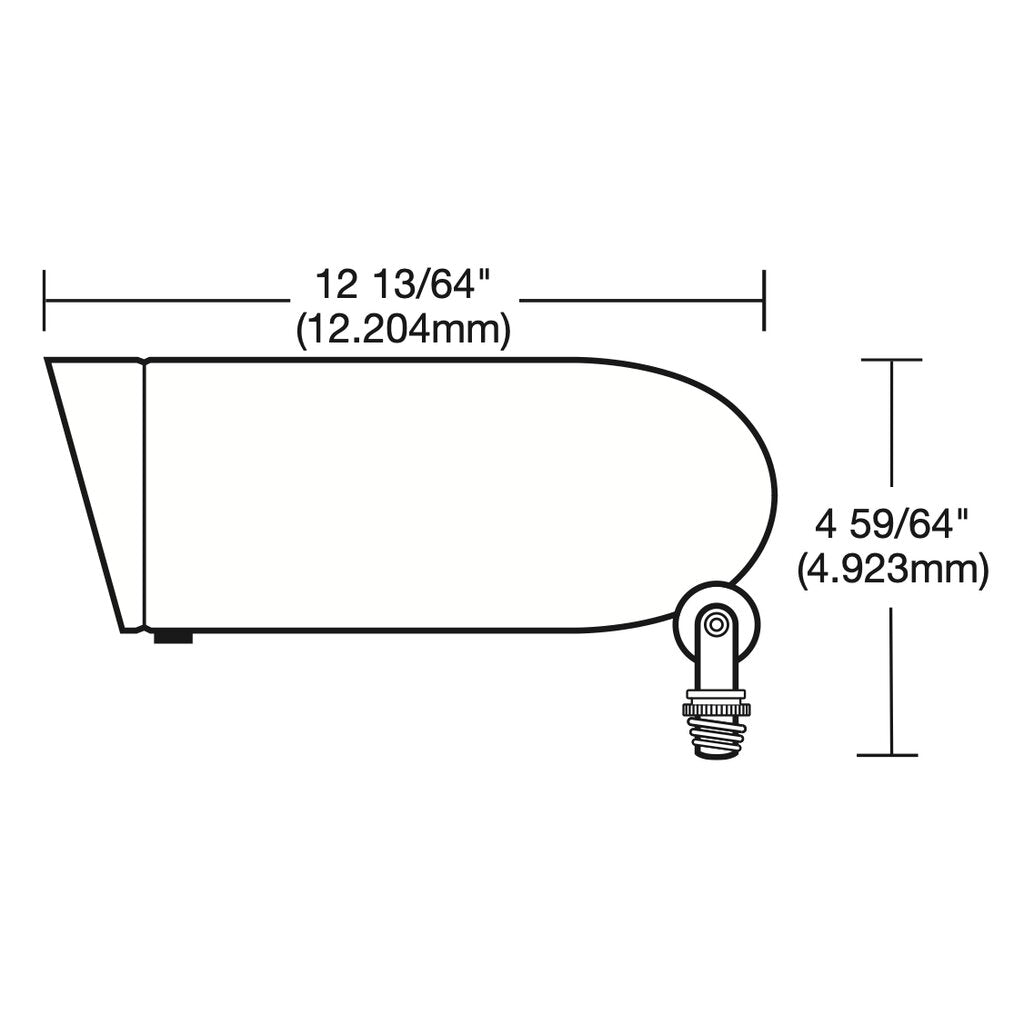 Satco 62-1208 12W LED Flood Light Fixture Landscape Flood 3000K; Light