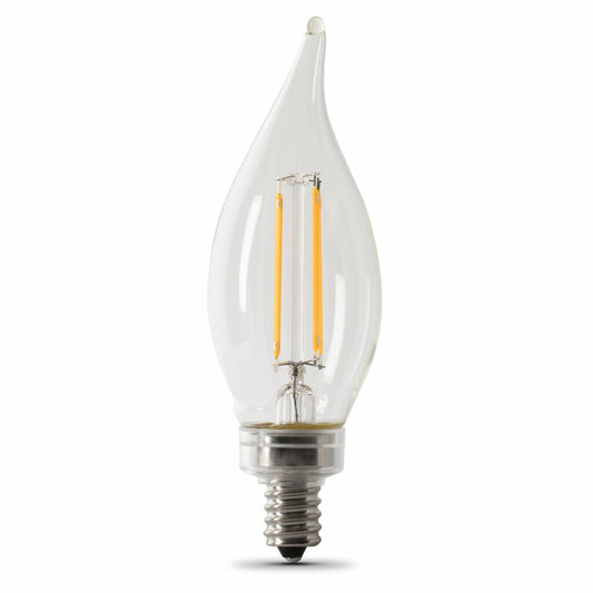 Feit Electric BPCFC100927CAFIL/2 10W C10 Warm White LED Light Bulb
