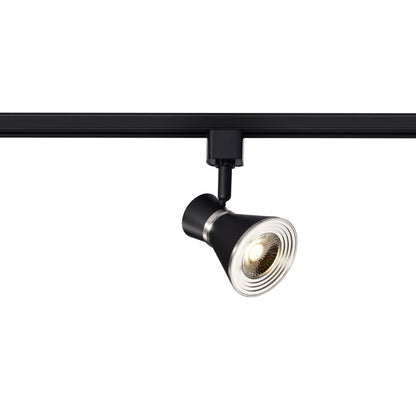 Satco TH644 12W LED Fixture Cinch Track Head - 3000K Matte Black and