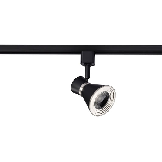 Satco TH644 12W LED Fixture Cinch Track Head - 3000K Matte Black and