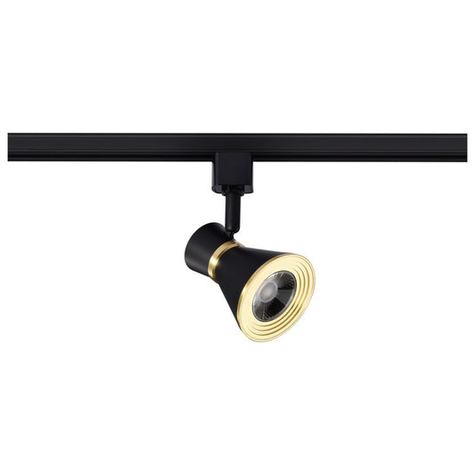 Satco TH643 12W LED Fixture Cinch Track Head - 3000K Matte Black and