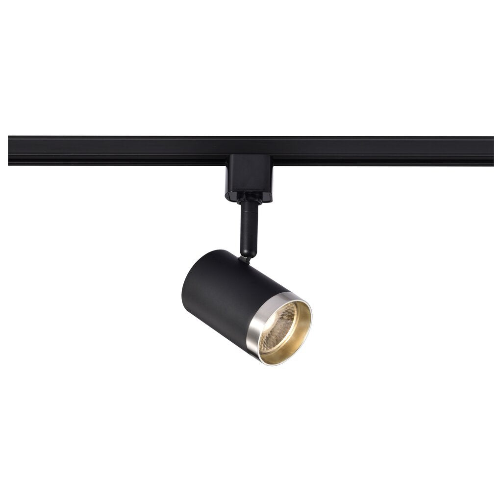 Satco TH638 12W LED Fixture Small Cylindrical Track Head - 3000K Matte
