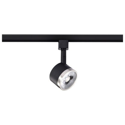 Satco TH636 12W LED Fixture Track Head - Round 3000K Matte Black and