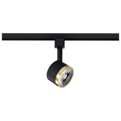 Satco TH635 12W LED Fixture Track Head - Round 3000K Matte Black and