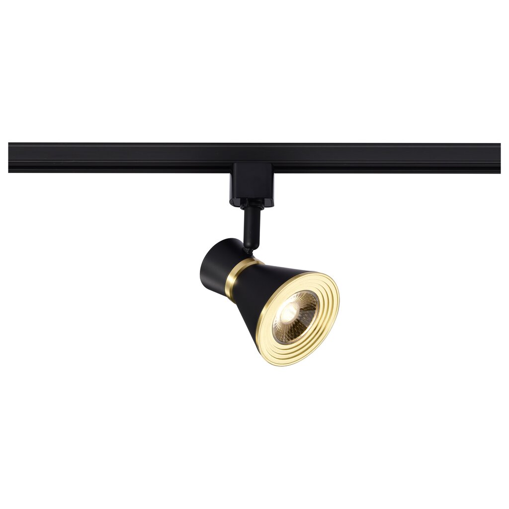 Satco TH633 12W LED Fixture Cinch Track Head - 3000K Matte Black and