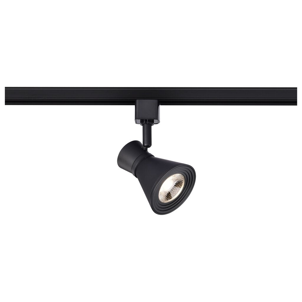 Satco TH631 12W LED Fixture Cinch Track Head - 3000K Matte Black