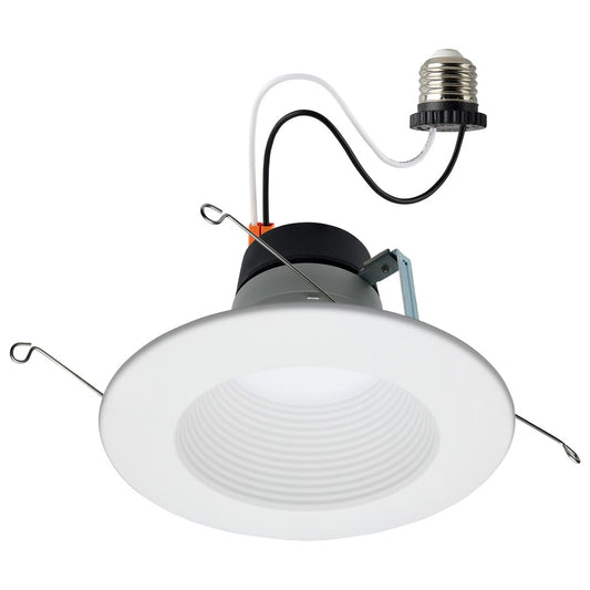 Satco S11883 8W/10.5W/13.5W LED Deep Baffle Fixture Field Selectable