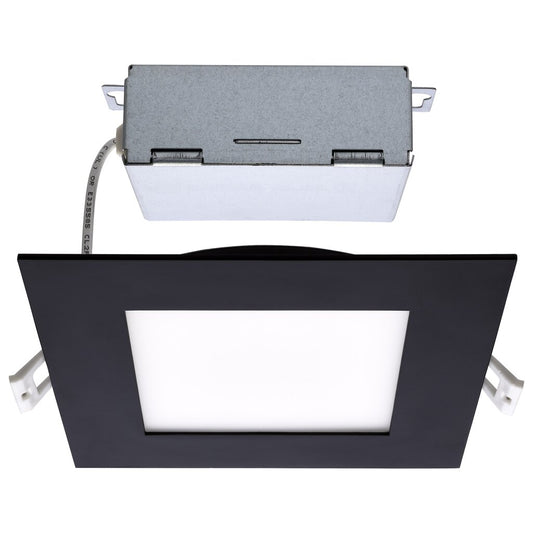 Satco S11877 12W LED Fixture - Direct Wire Downlight Edge-lit 6 inch