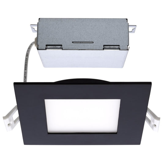 Satco S11876 10W LED Fixture - Direct Wire Downlight Edge-lit 4 inch