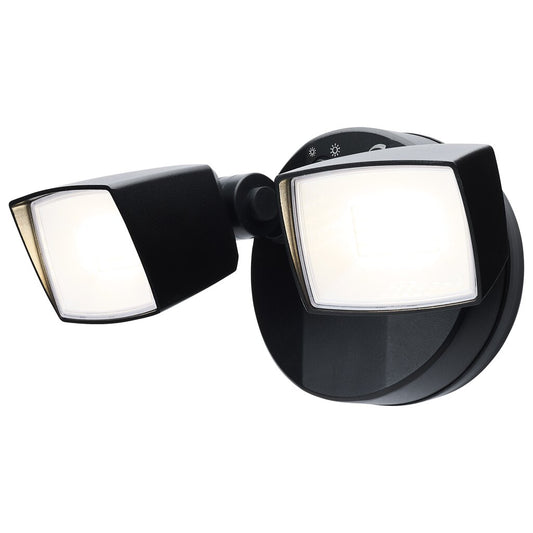 Satco 65-996 17W/25W LED Fixture Security Light - Dual Head Field
