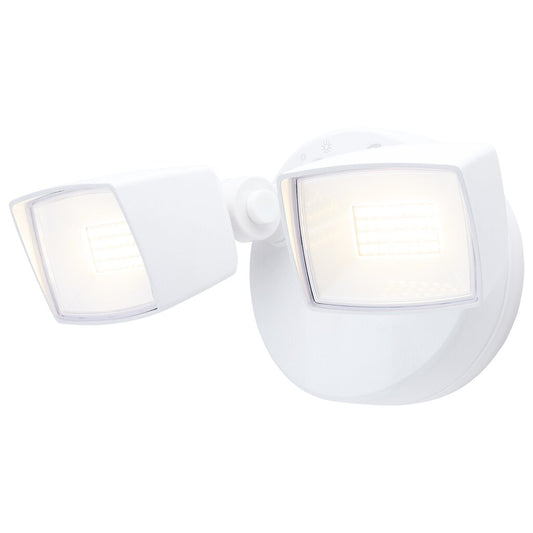 Satco 65-995 17W/25W LED Fixture Security Light - Dual Head Field