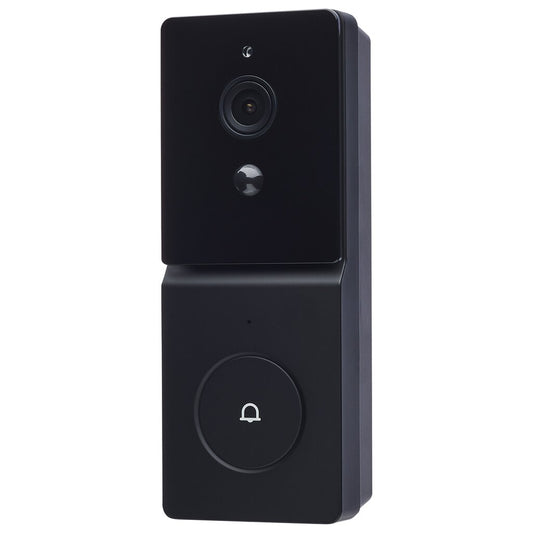 Satco 65-936 SMART Doorbell Security Camera Fixture Starfish - Black