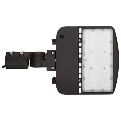Satco 65-862-5 150W LED Fixture Area Light Type V - Bronze Finish