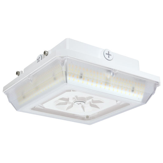 Satco 65-635 60W/75W/90W LED Dimmable Fixture Square - Wide Beam Angle