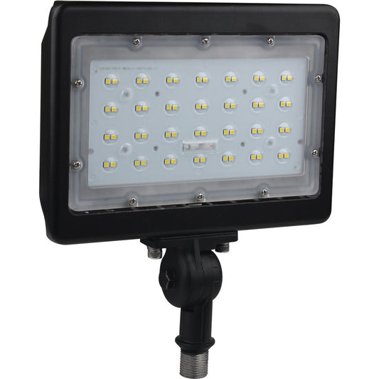 Satco 65-537R1 50W LED Fixture Large Flood Light - 3000K Bronze Finish