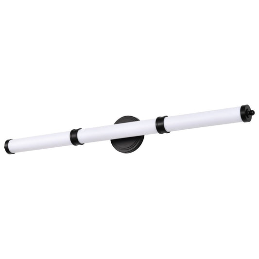 Satco 62-679 39W LED Fixture Kagen Large Vanity - Matte Black Finish