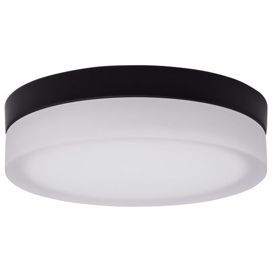 Satco 62-568 18W LED Fixture Pi - 9 Inch Flush Mount Black Finish
