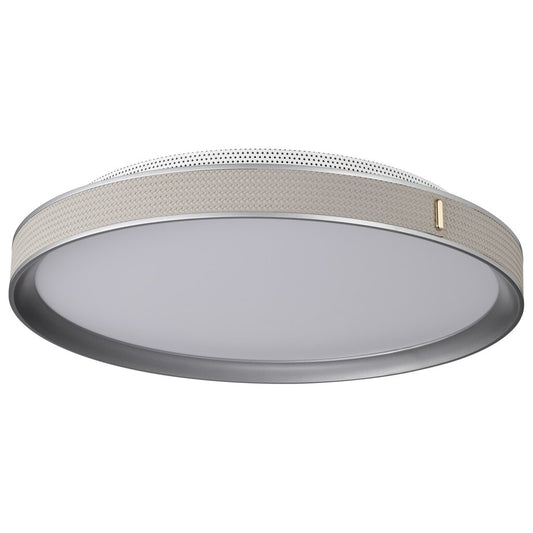 Satco 62-3022 40W LED Fixture Bandon - 20 Inch Flush Mount Gray with