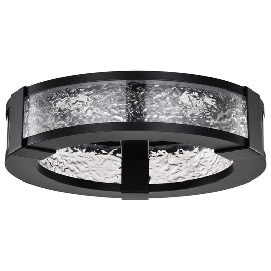 Satco 62-2002 30W LED Fixture Darrow - 13 Inch Flush Mount Matte Black