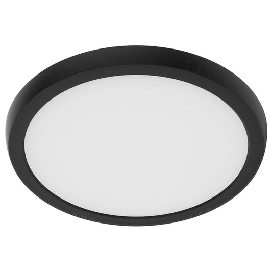 Satco 62-1921 11W LED Fixture Blink Performer - 9 Inch Round Black