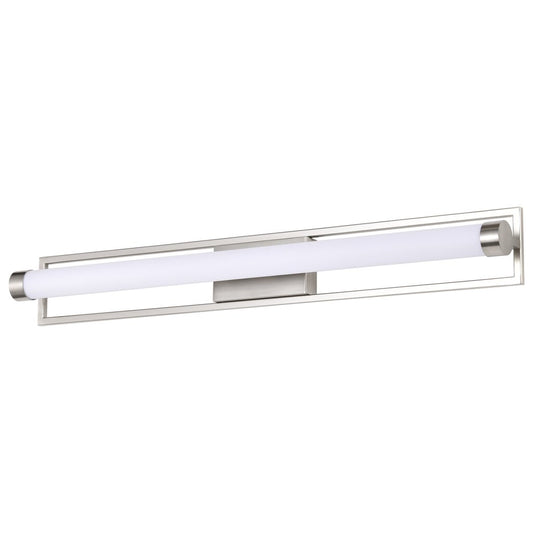 Satco 62-1543 39W LED Fixture Canal Large Vanity - Brushed Nickel