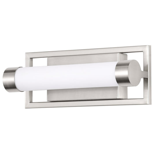 Satco 62-1541 13W LED Fixture Canal Small Vanity - Brushed Nickel