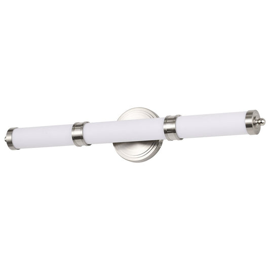 Satco 62-1535 26W LED Fixture Kagen Medium Vanity - Brushed Nickel