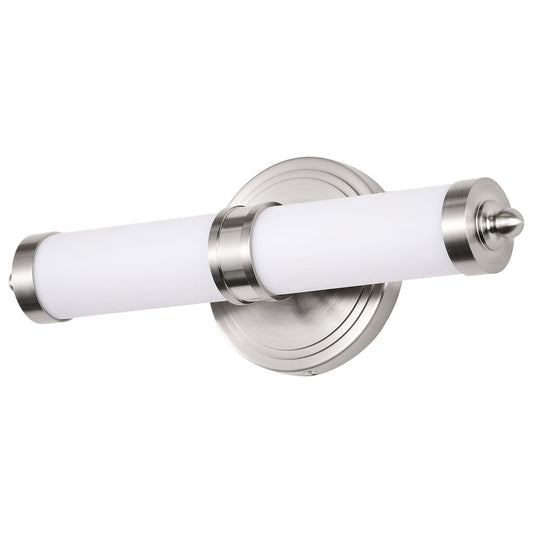Satco 62-1534 13W LED Fixture Kagen Small Vanity - Brushed Nickel
